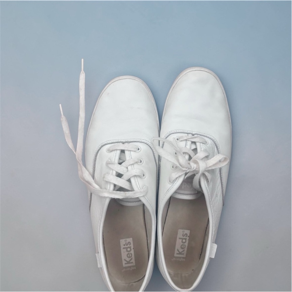 Keds Classic White Leather Sneakers